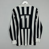 Shop 1989/90 JUVENTUS #11 L/S HOME SHIRT (M) KAPPA, classic football shirts, vintage football shirts & retro soccer jerseys at Cult Kits