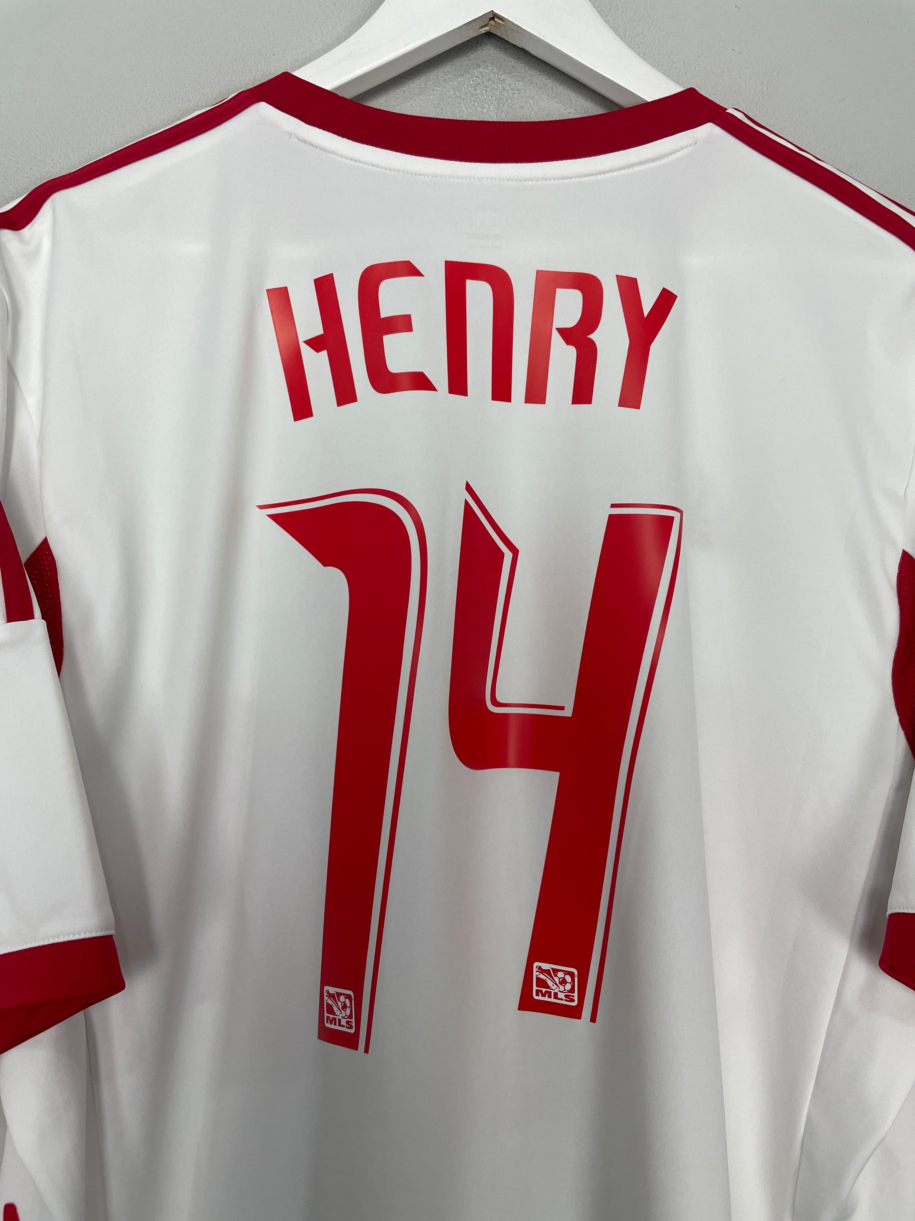 Shop 2013/14 NEW YORK RED BULLS HENRY #14 HOME SHIRT (XL) ADIDAS, classic football shirts, vintage football shirts & retro soccer jerseys at Cult Kits
