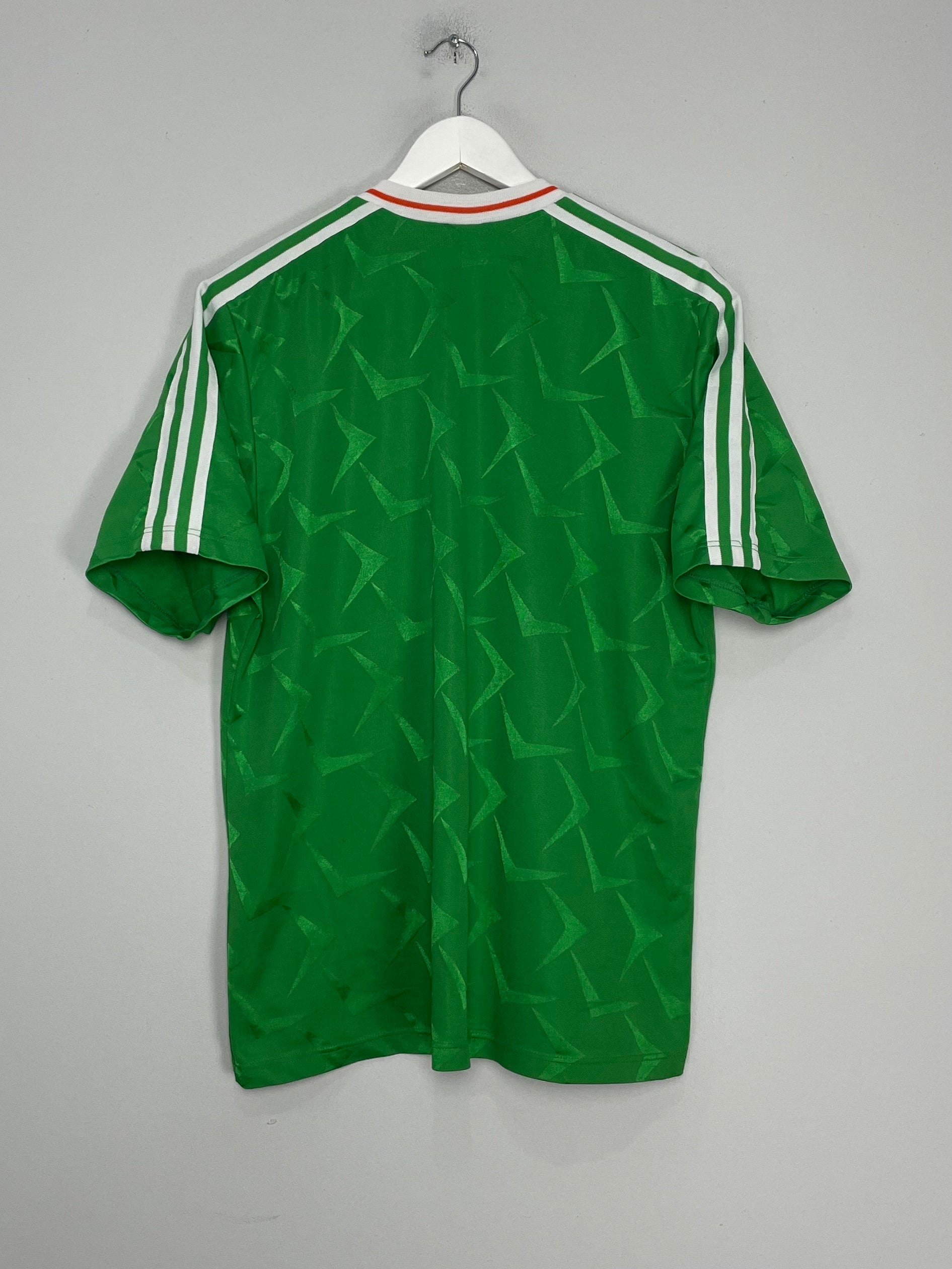 Shop 1990/92 IRELAND HOME SHIRT (XL) ADIDAS, classic football shirts, vintage football shirts & retro soccer jerseys at Cult Kits
