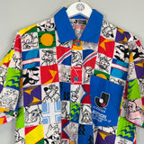 Shop 1990'S J LEAGUE BUTTON DOWN SHIRT (XL) OM, classic football shirts, vintage football shirts & retro soccer jerseys at Cult Kits