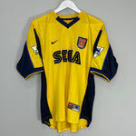 Shop 1999/01 ARSENAL SILVINHO #16 AWAY SHIRT (M) NIKE, classic football shirts, vintage football shirts & retro soccer jerseys at Cult Kits