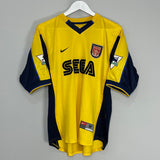 Shop 1999/01 ARSENAL SILVINHO #16 AWAY SHIRT (M) NIKE, classic football shirts, vintage football shirts & retro soccer jerseys at Cult Kits