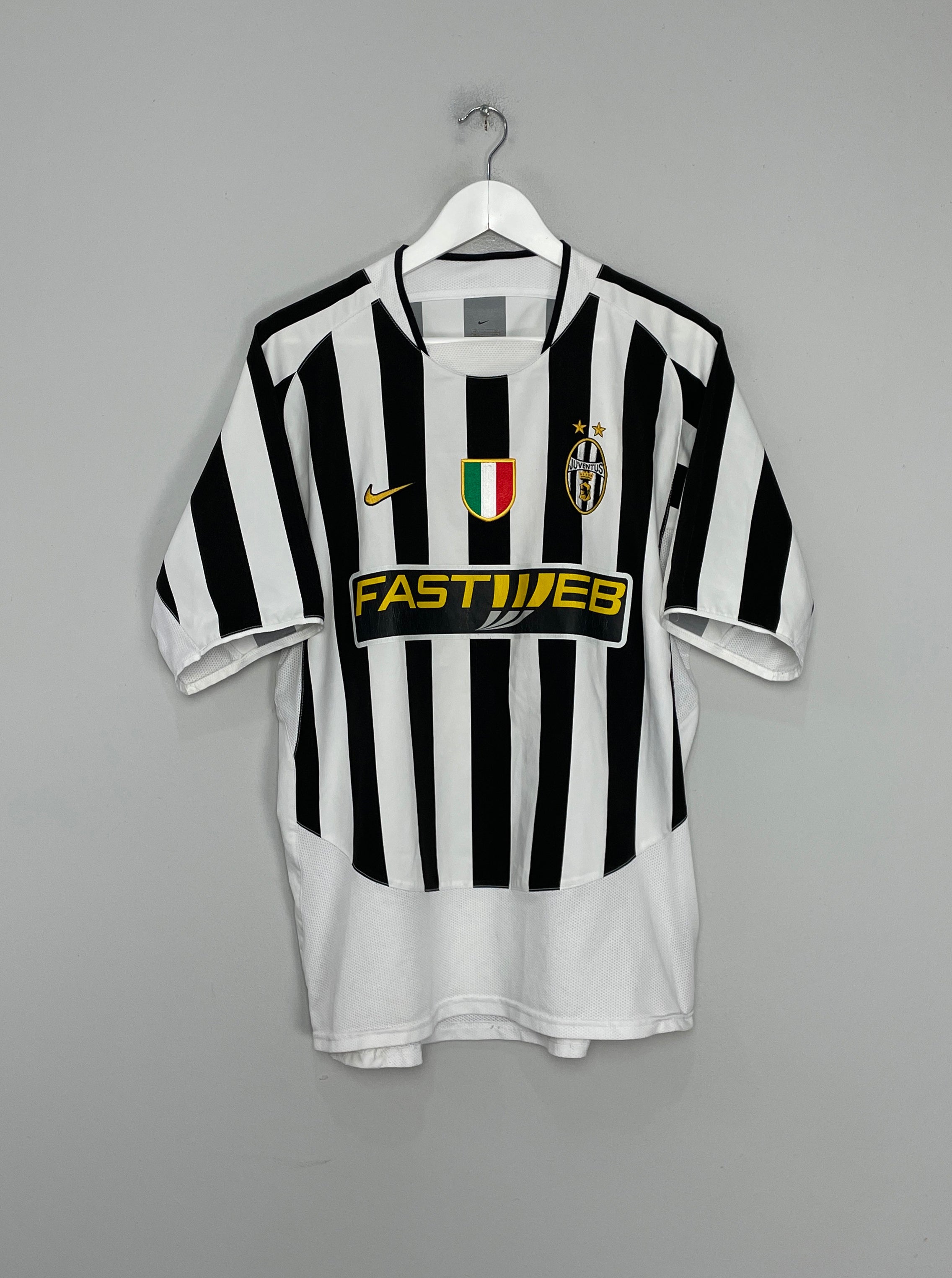 Shop 2003/04 JUVENTUS DEL PIERO #10 HOME SHIRT (L) NIKE, classic football shirts, vintage football shirts & retro soccer jerseys at Cult Kits