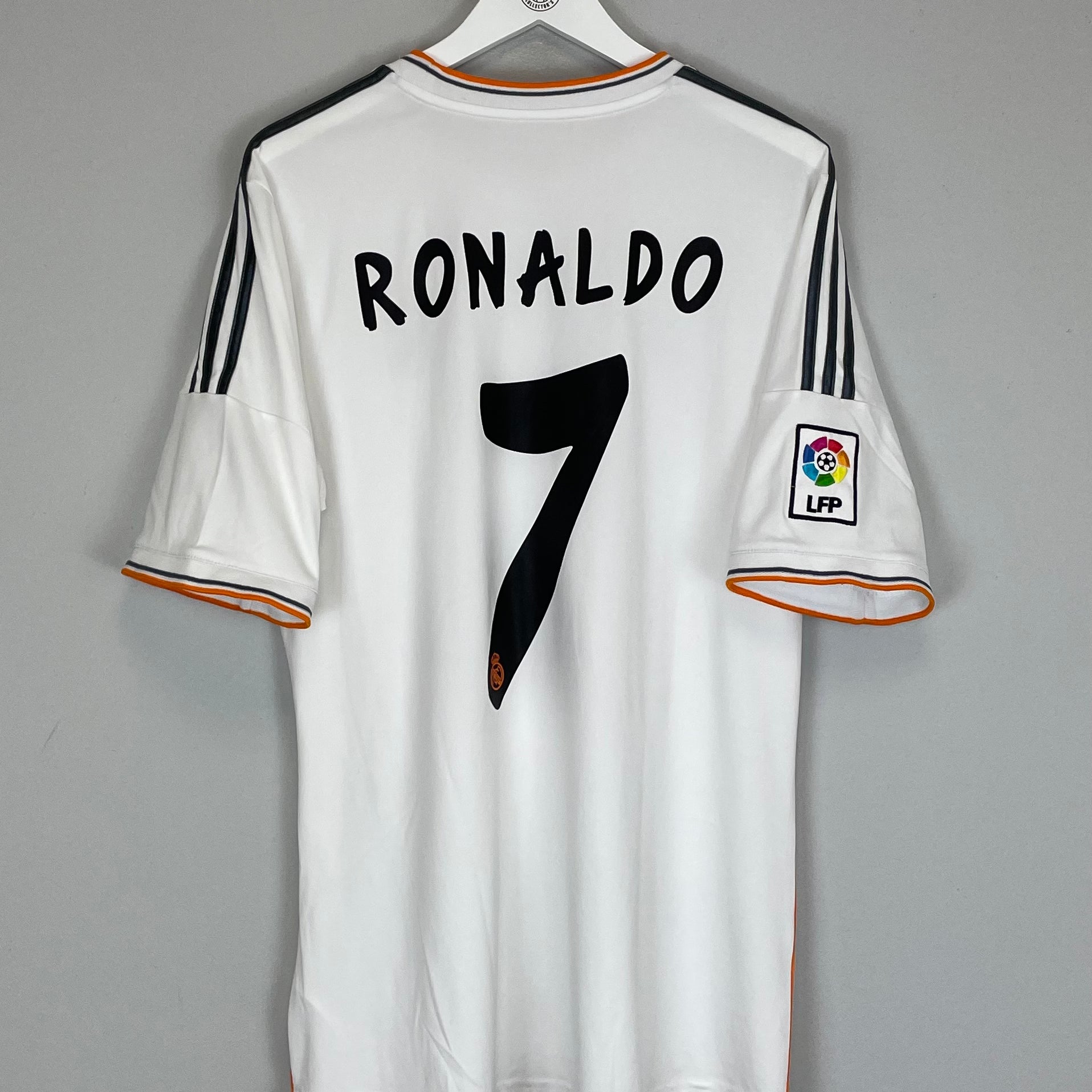 Shop 2013/14 REAL MADRID RONALDO #7 HOME SHIRT (L) ADIDAS, classic football shirts, vintage football shirts & retro soccer jerseys at Cult Kits