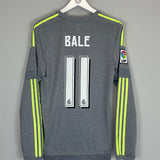 2015/16 REAL MADRID BALE #11 L/S AWAY SHIRT (S) ADIDAS