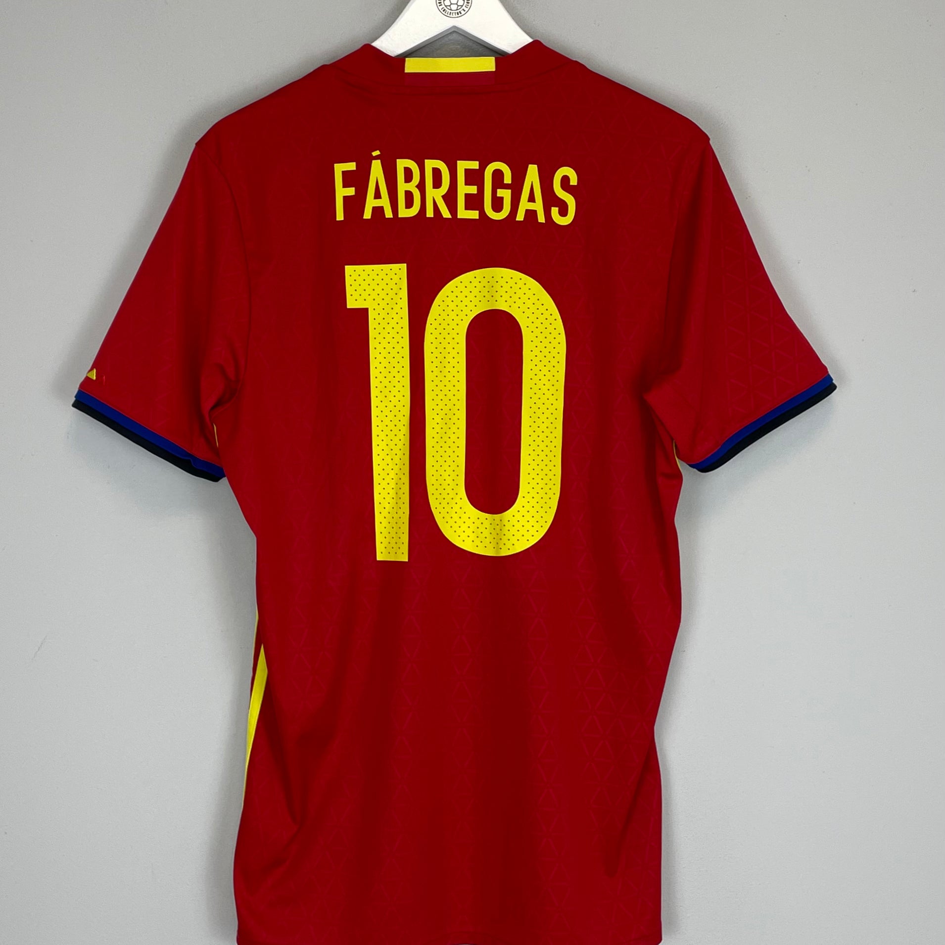Shop 2016/17 SPAIN FABREGAS #10 HOME SHIRT (L) ADIDAS, classic football shirts, vintage football shirts & retro soccer jerseys at Cult Kits