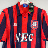 Shop 1992/94 EVERTON *BNWT* RE-ISSUE AWAY SHIRT (L) UMBRO, classic football shirts, vintage football shirts & retro soccer jerseys at Cult Kits
