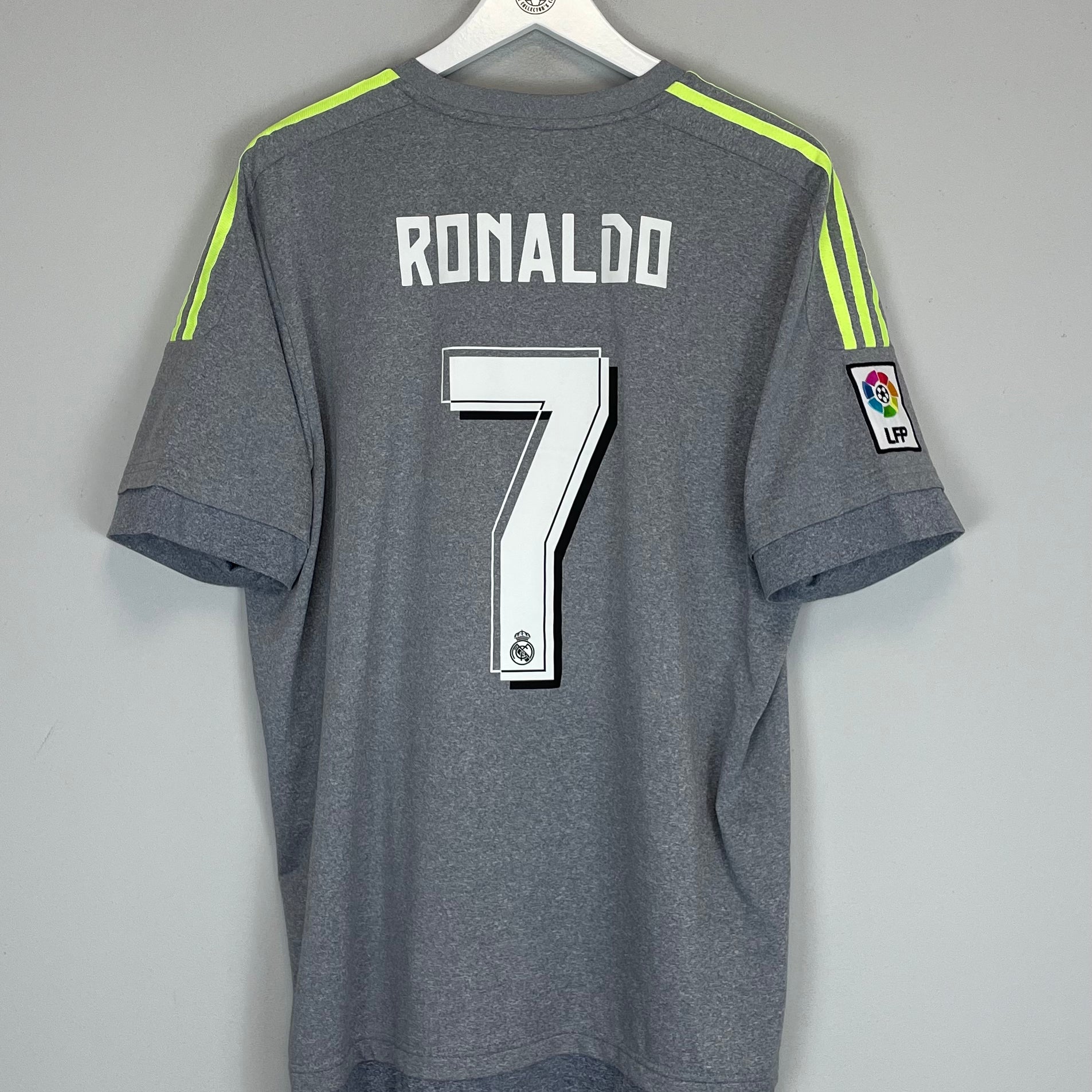 Shop 2015/16 REAL MADRID RONALDO #7 L/S AWAY SHIRT (XL) ADIDAS, classic football shirts, vintage football shirts & retro soccer jerseys at Cult Kits