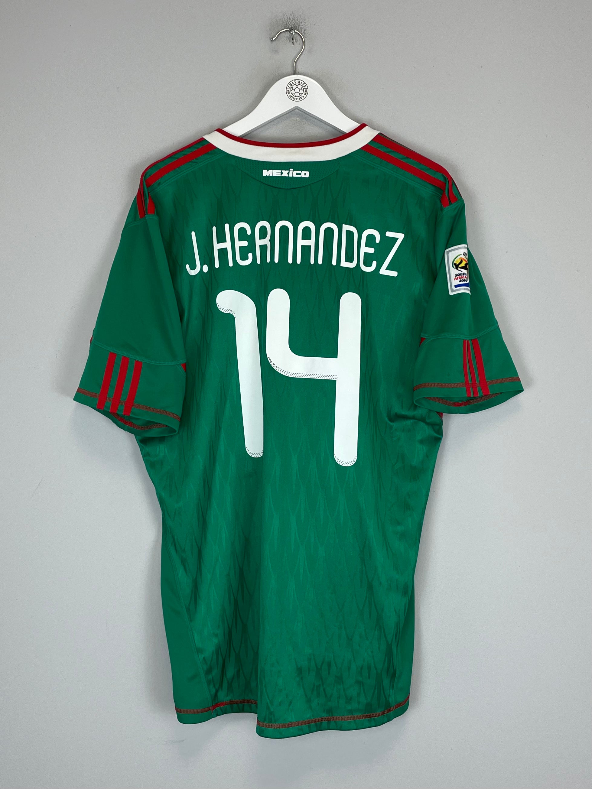 2010 MEXICO J.HERNANDEZ #14 HOME SHIRT (XL) ADIDAS – Cult Kits 2010 MEXICO J.HERNANDEZ #14 HOME SHIRT (XL) ADIDAS – Cult Kits
