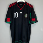 Shop 2010 MEXICO BLANCO #10 AWAY SHIRT (XL) ADIDAS, classic football shirts, vintage football shirts & retro soccer jerseys at Cult Kits