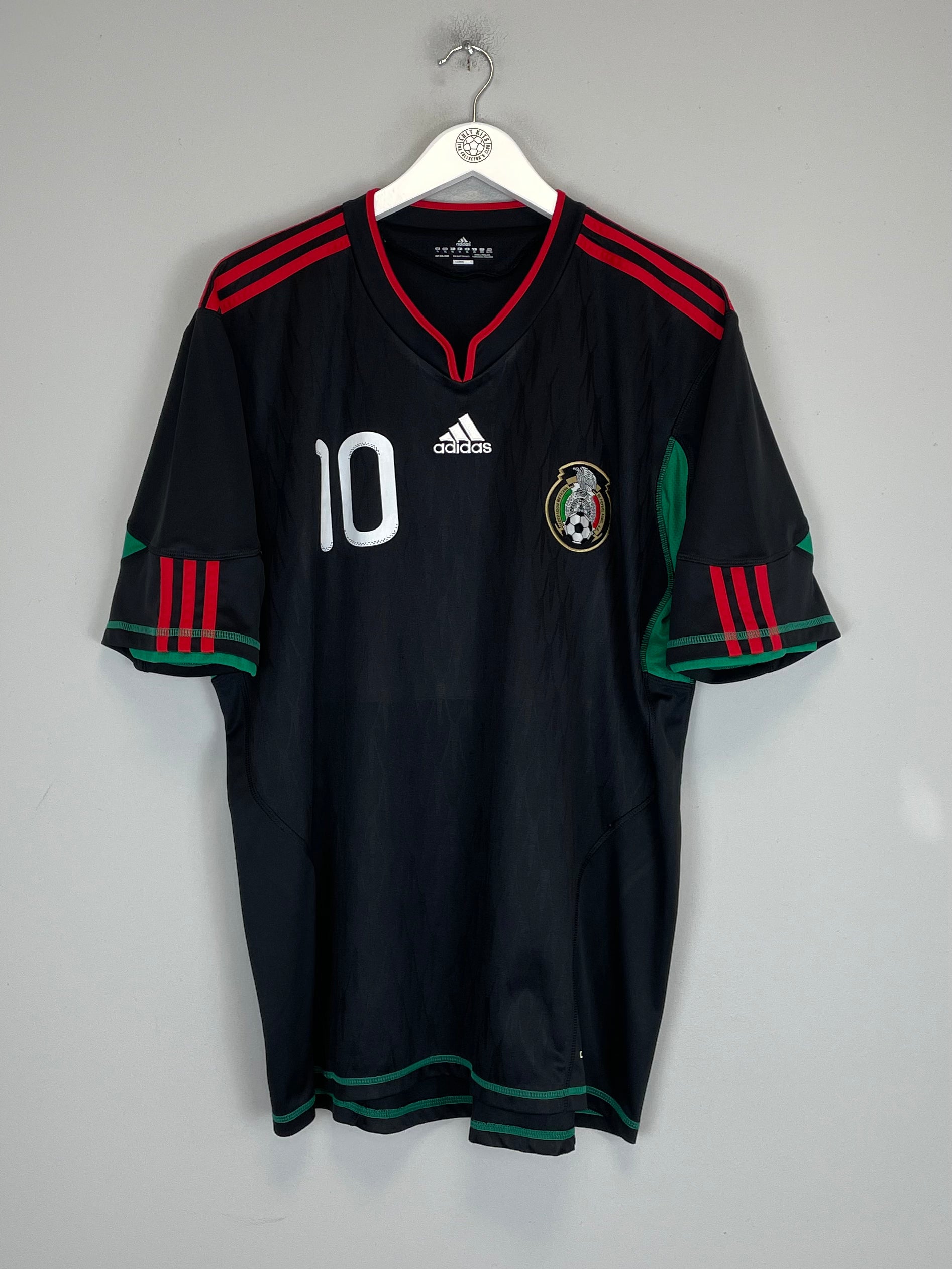 Shop 2010 MEXICO BLANCO #10 AWAY SHIRT (XL) ADIDAS, classic football shirts, vintage football shirts & retro soccer jerseys at Cult Kits