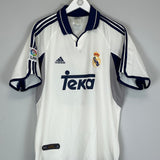 2000/01 REAL MADRID FIGO #10 HOME SHIRT (M) ADIDAS