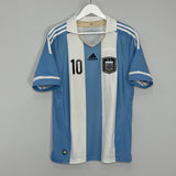 Shop 2011/12 ARGENTINA MESSI #10 HOME SHIRT (M) ADIDAS, classic football shirts, vintage football shirts & retro soccer jerseys at Cult Kits