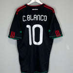 Shop 2010 MEXICO BLANCO #10 AWAY SHIRT (XL) ADIDAS, classic football shirts, vintage football shirts & retro soccer jerseys at Cult Kits