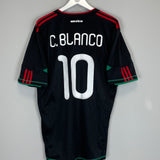 Shop 2010 MEXICO BLANCO #10 AWAY SHIRT (XL) ADIDAS, classic football shirts, vintage football shirts & retro soccer jerseys at Cult Kits