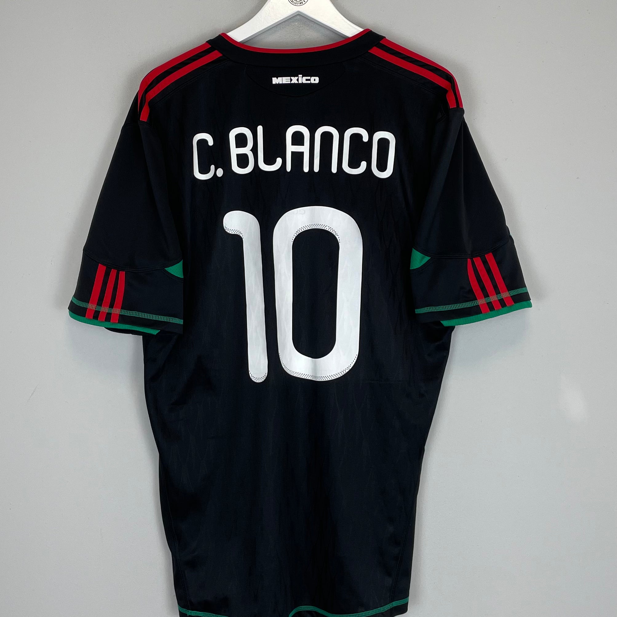 Shop 2010 MEXICO BLANCO #10 AWAY SHIRT (XL) ADIDAS, classic football shirts, vintage football shirts & retro soccer jerseys at Cult Kits