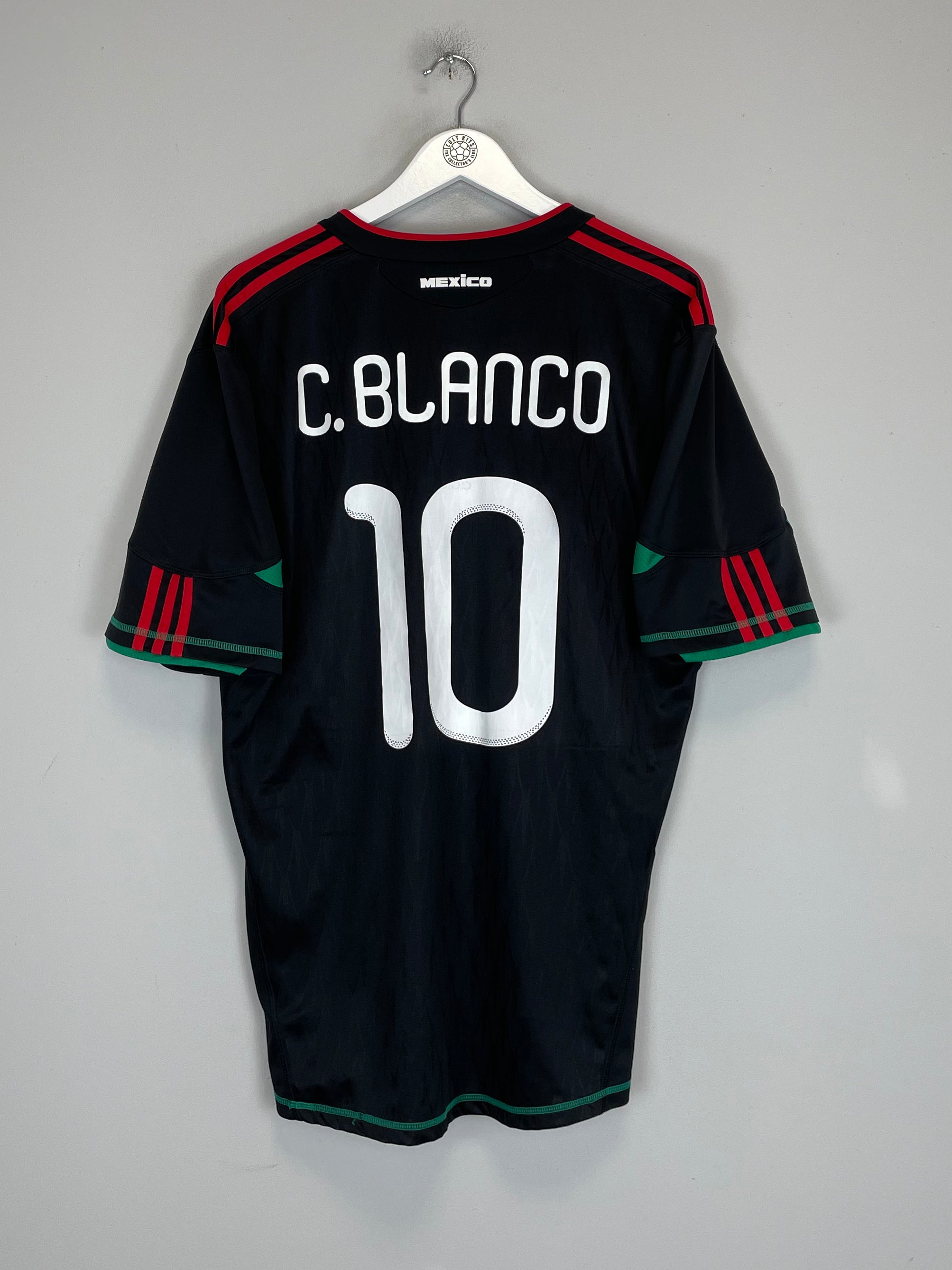 Shop 2010 MEXICO BLANCO #10 AWAY SHIRT (XL) ADIDAS, classic football shirts, vintage football shirts & retro soccer jerseys at Cult Kits