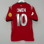 Shop 2004/06 ENGLAND OWEN #10 AWAY SHIRT (S) UMBRO, classic football shirts, vintage football shirts & retro soccer jerseys at Cult Kits