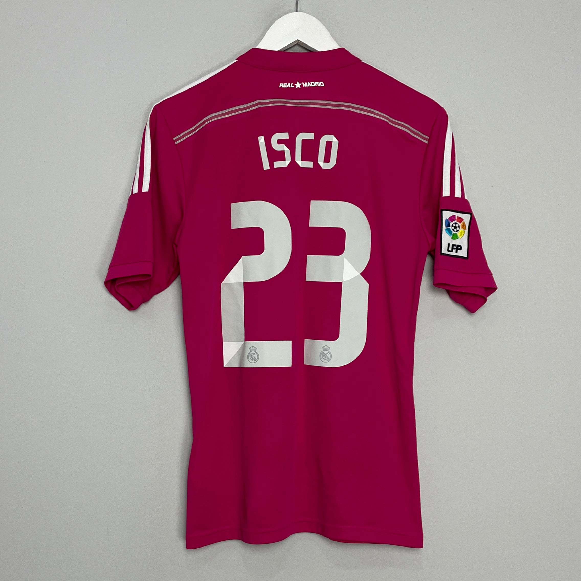Shop 2014/15 REAL MADRID ISCO #23 AWAY SHIRT (S) ADIDAS, classic football shirts, vintage football shirts & retro soccer jerseys at Cult Kits