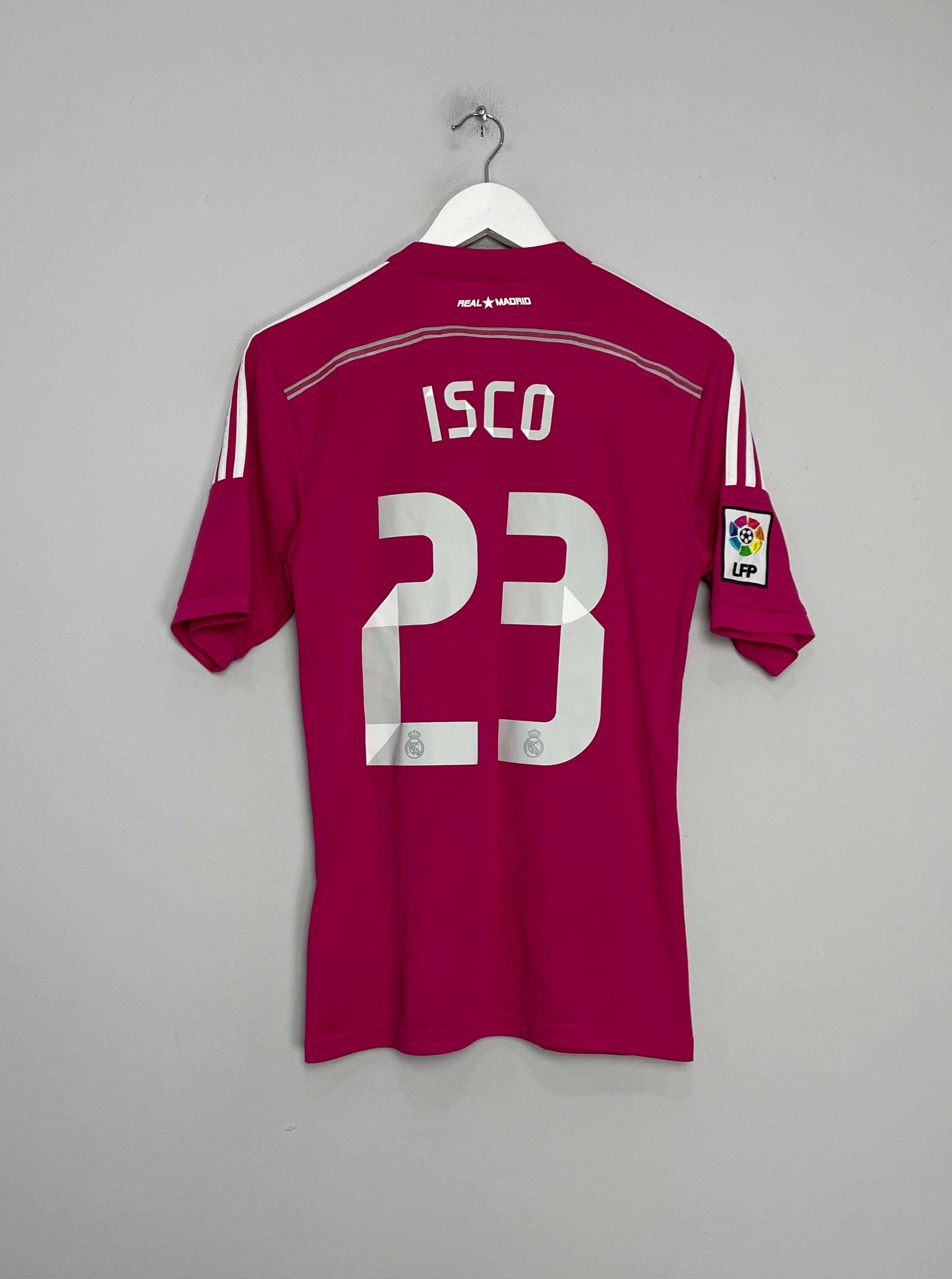 Shop 2014/15 REAL MADRID ISCO #23 AWAY SHIRT (S) ADIDAS, classic football shirts, vintage football shirts & retro soccer jerseys at Cult Kits
