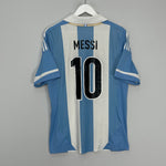 Shop 2011/12 ARGENTINA MESSI #10 HOME SHIRT (M) ADIDAS, classic football shirts, vintage football shirts & retro soccer jerseys at Cult Kits