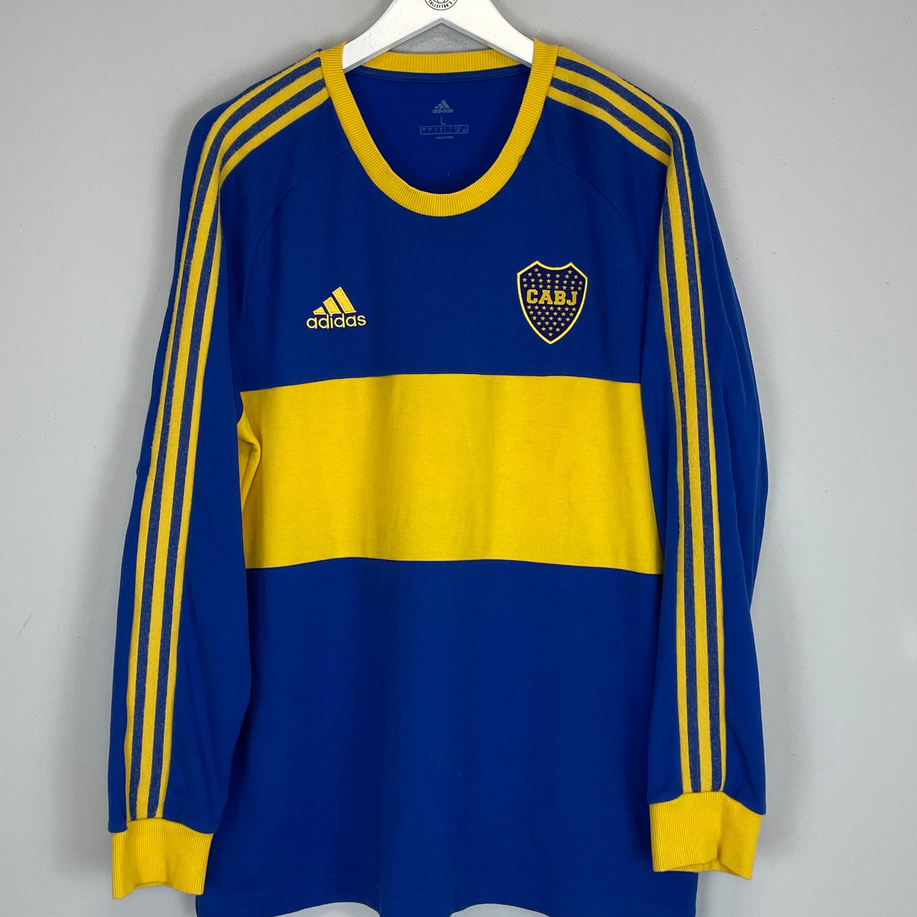 Shop 2020/21 BOCA JUNIORS L/S ICONS SHIRT (L) ADIDAS, classic football shirts, vintage football shirts & retro soccer jerseys at Cult Kits