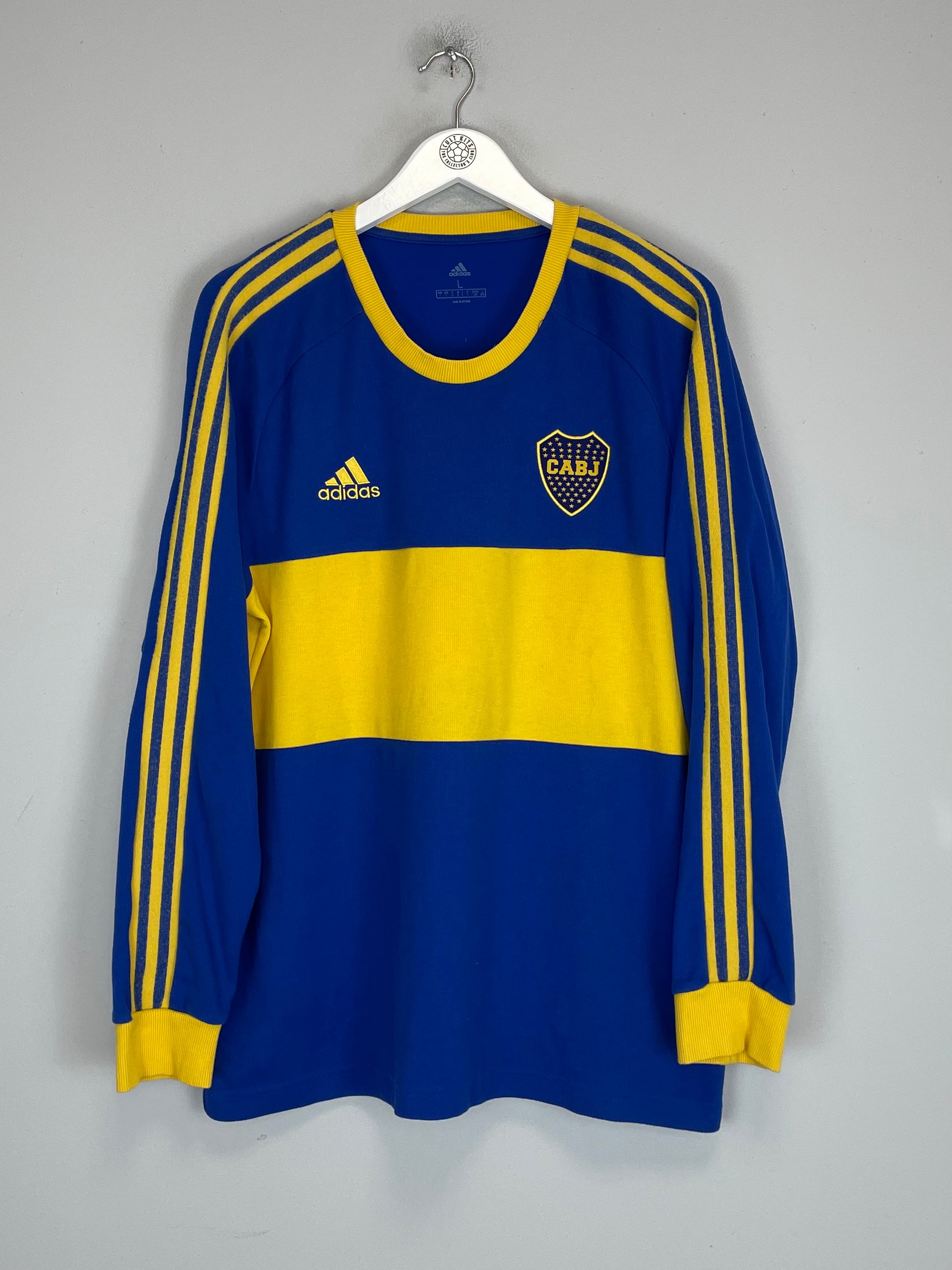 Shop 2020/21 BOCA JUNIORS L/S ICONS SHIRT (L) ADIDAS, classic football shirts, vintage football shirts & retro soccer jerseys at Cult Kits