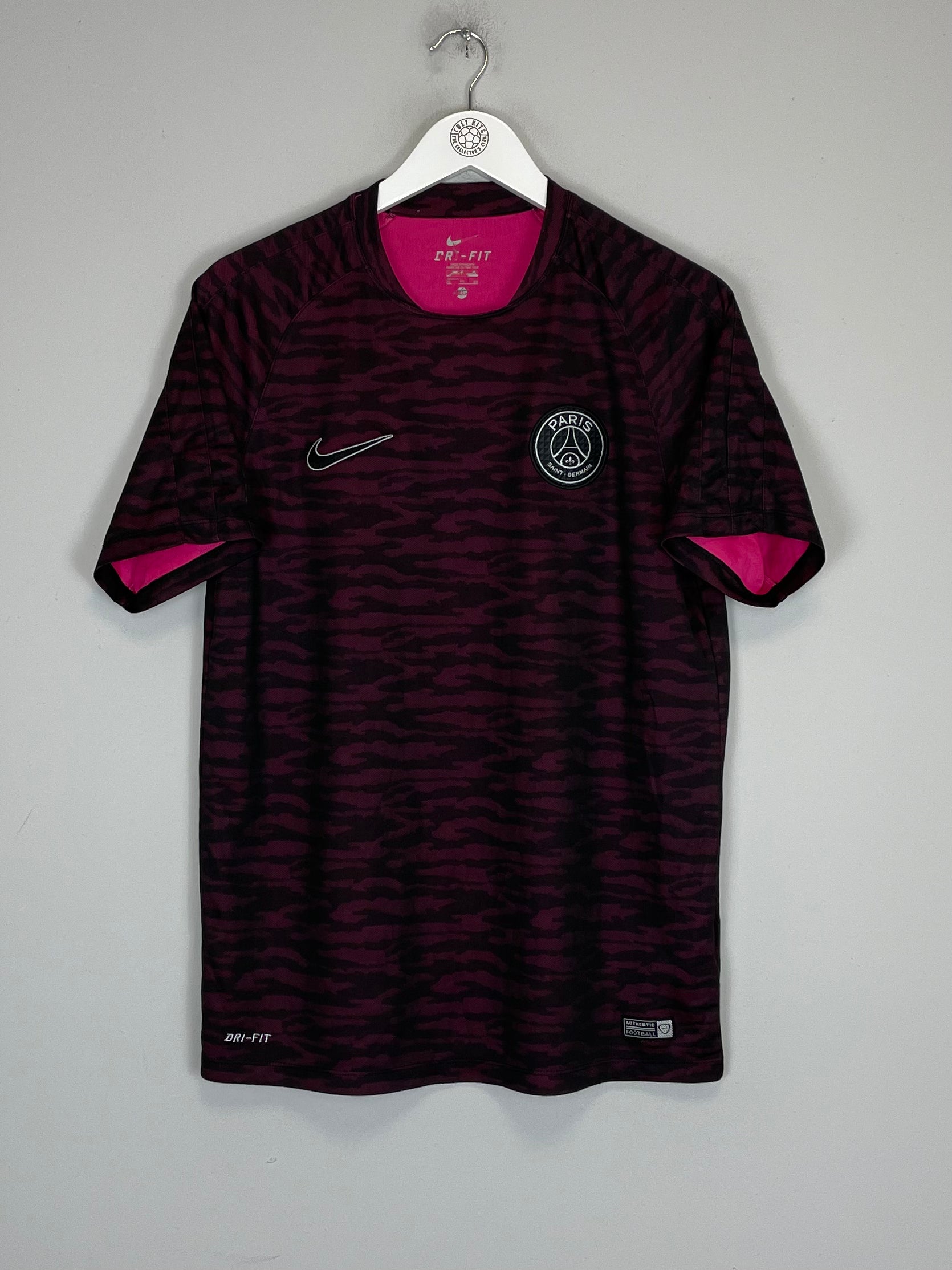 Shop 2015/16 PSG TRAINING SHIRT (XL) NIKE, classic football shirts, vintage football shirts & retro soccer jerseys at Cult Kits