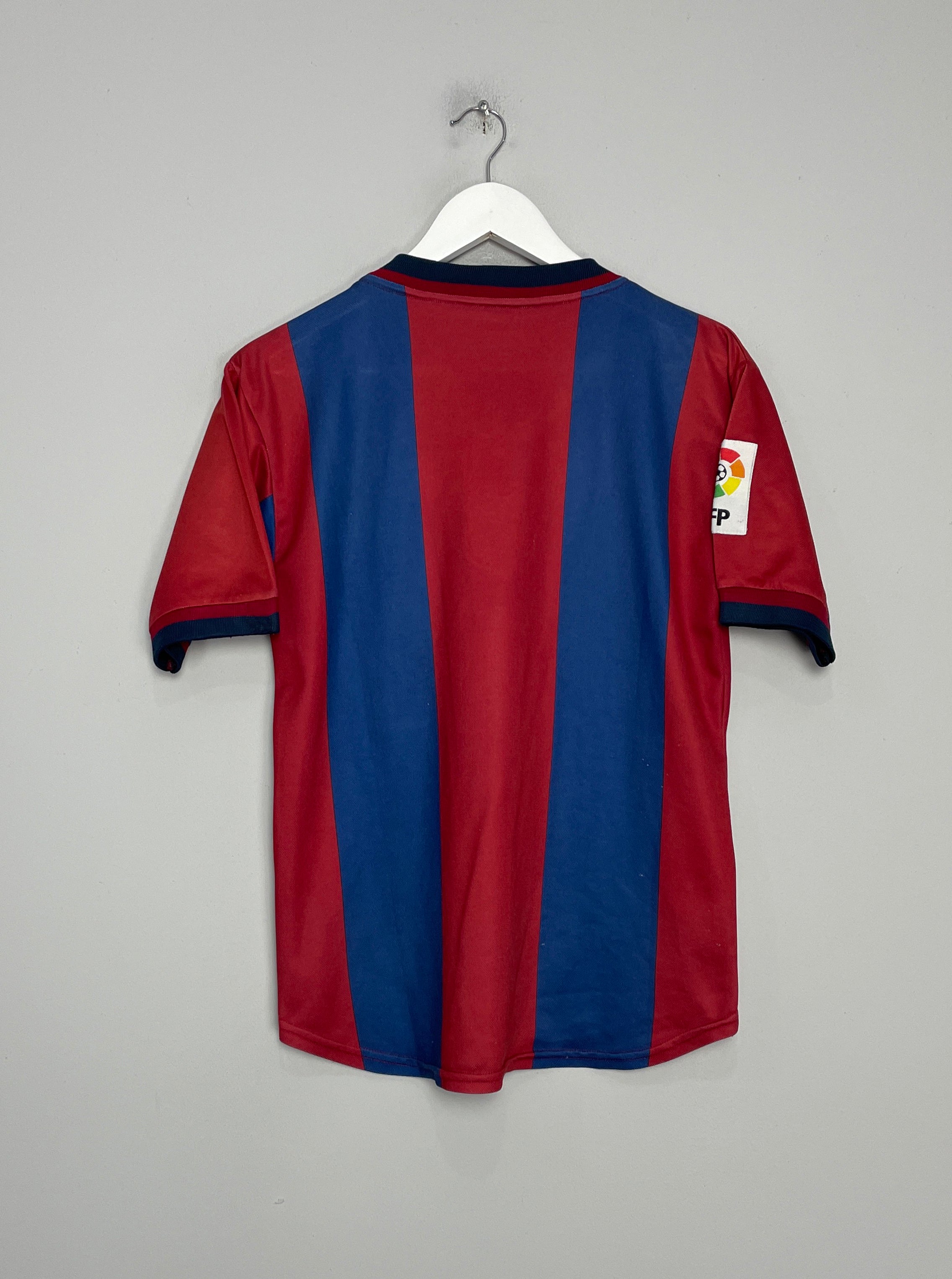Shop 1998/00 BARCELONA HOME SHIRT (M) NIKE, classic football shirts, vintage football shirts & retro soccer jerseys at Cult Kits