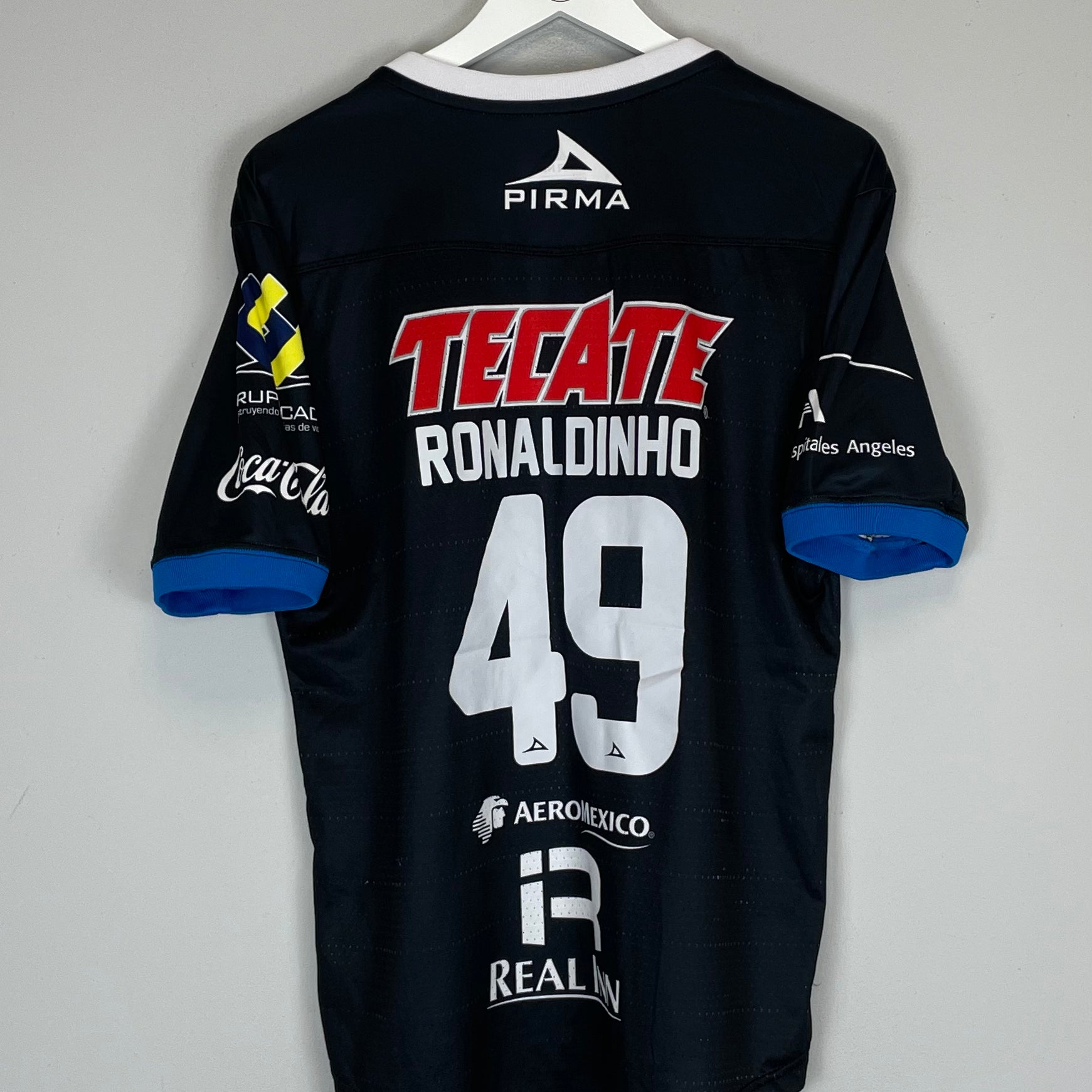 Shop 2014/15 QUERETARO RONALDINHO #49 THIRD SHIRT (M) PIRMA, classic football shirts, vintage football shirts & retro soccer jerseys at Cult Kits