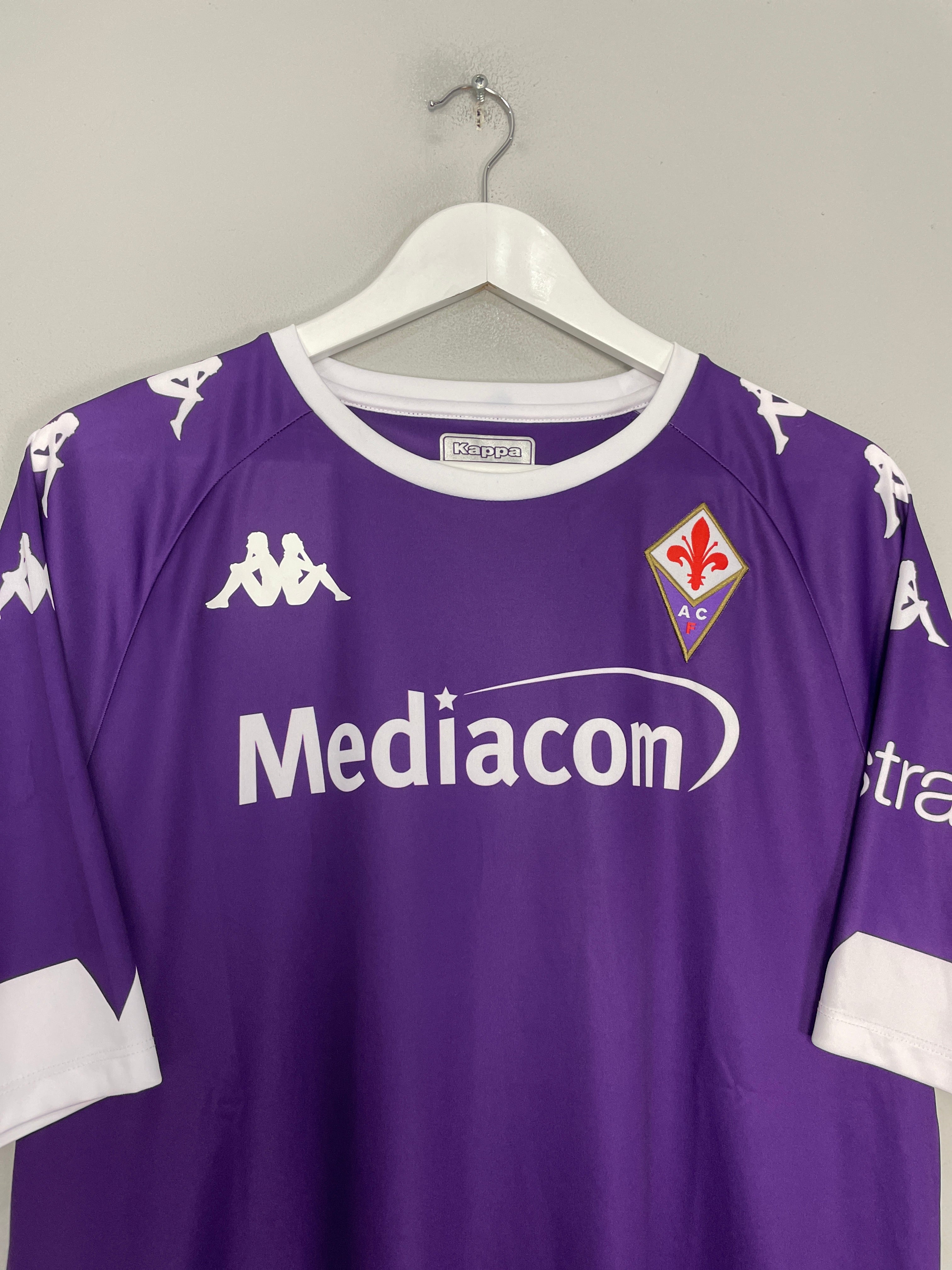Shop 2020/21 FIORENTINA VLAHOVIC #9 HOME SHIRT (XL) KAPPA, classic football shirts, vintage football shirts & retro soccer jerseys at Cult Kits