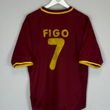 Shop 2000/02 PORTUGAL FIGO #7 HOME SHIRT (L) NIKE, classic football shirts, vintage football shirts & retro soccer jerseys at Cult Kits