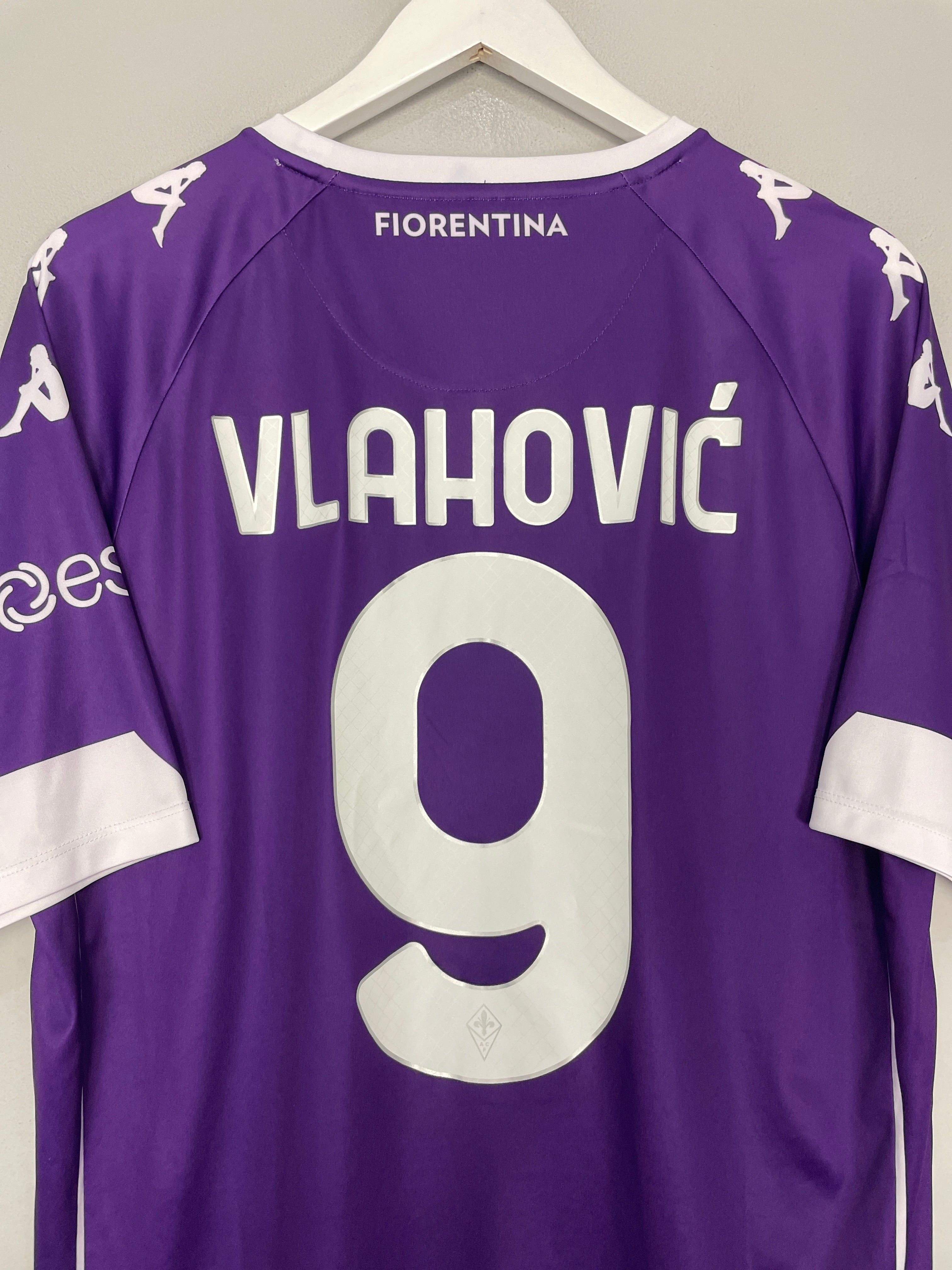 Shop 2020/21 FIORENTINA VLAHOVIC #9 HOME SHIRT (XL) KAPPA, classic football shirts, vintage football shirts & retro soccer jerseys at Cult Kits