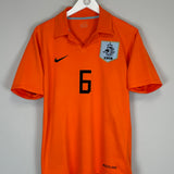 2006/08 NETHERLANDS LANDZAAT #6 HOME SHIRT (M) NIKE