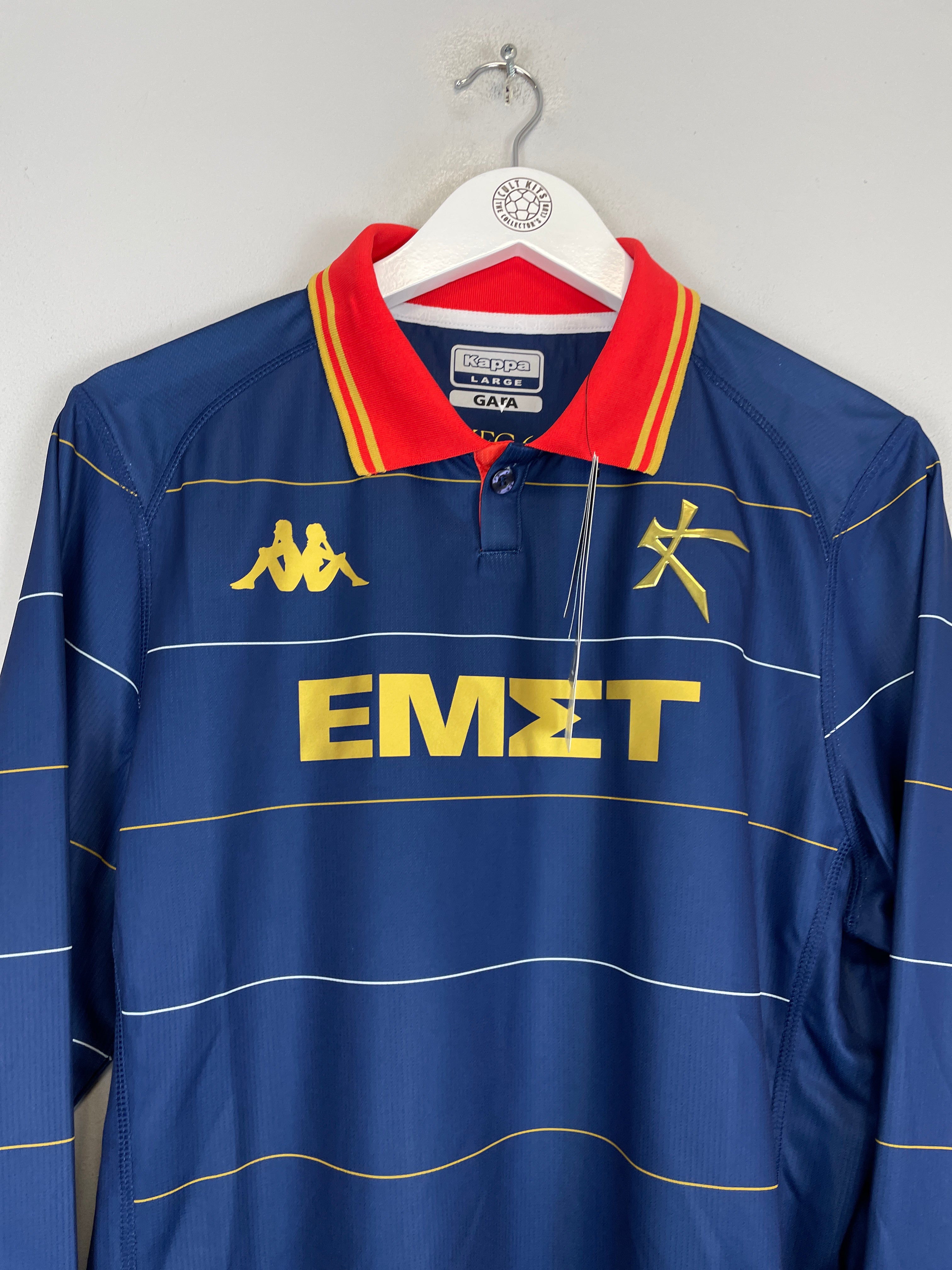 Shop 2023/24 ATHENS KALLITHEA *BNWT* L/S HOME SHIRT (L) KAPPA, classic football shirts, vintage football shirts & retro soccer jerseys at Cult Kits