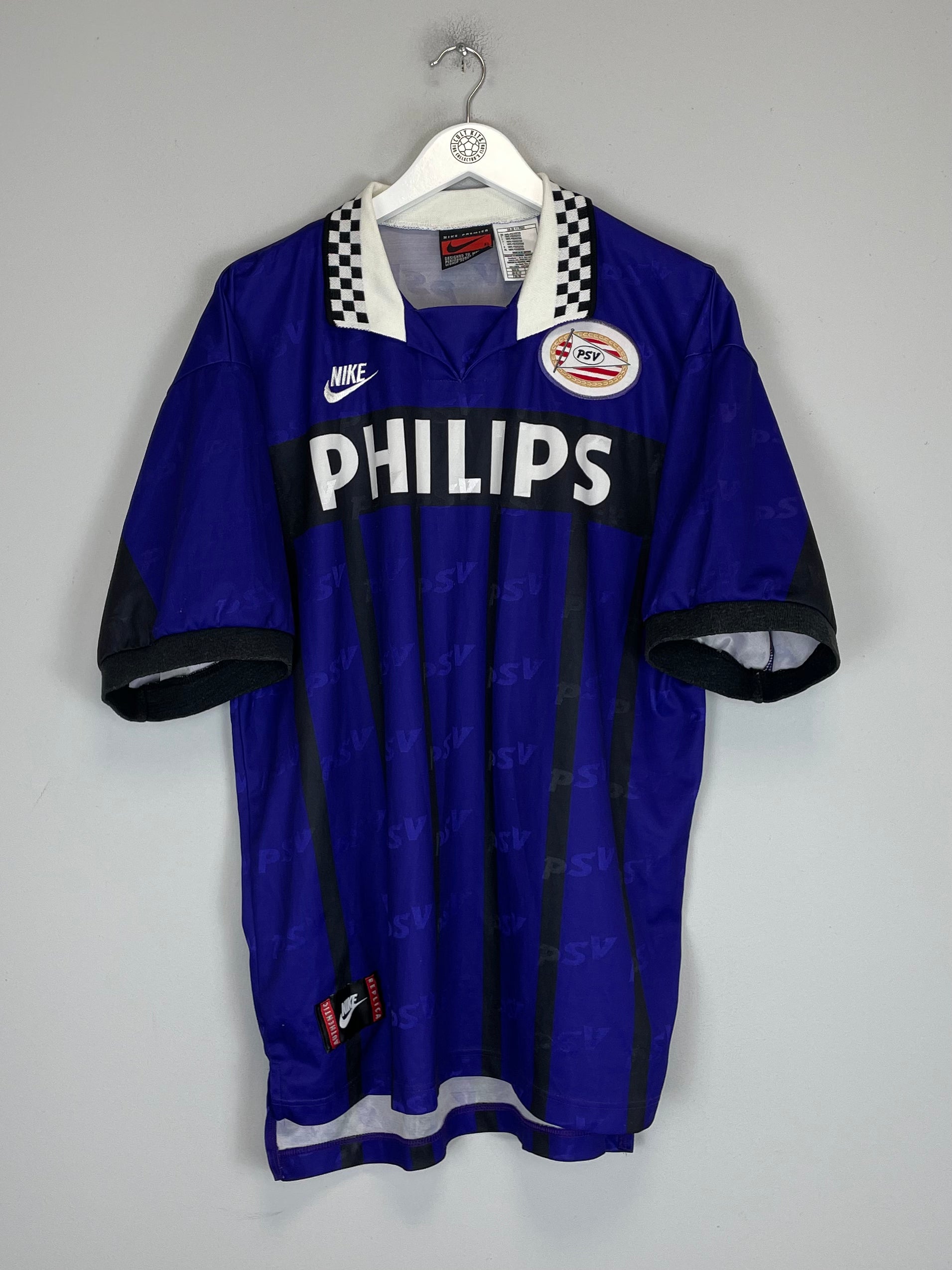 Shop 1995/96 PSV AWAY SHIRT (XL) NIKE, classic football shirts, vintage football shirts & retro soccer jerseys at Cult Kits