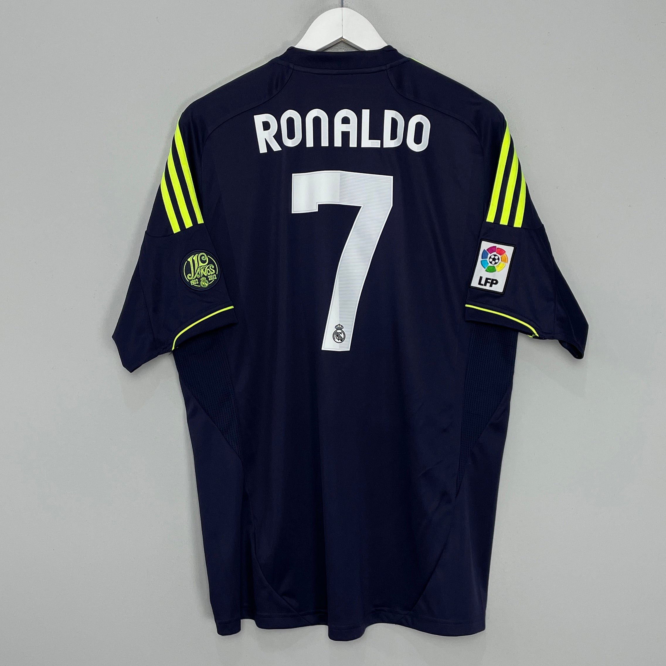 Shop 2012/13 REAL MADRID RONALDO #7 AWAY SHIRT (XL) ADIDAS, classic football shirts, vintage football shirts & retro soccer jerseys at Cult Kits