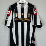 Shop 2002/03 JUVENTUS DAVIDS #26 HOME SHIRT (XXL) LOTTO, classic football shirts, vintage football shirts & retro soccer jerseys at Cult Kits