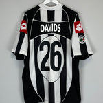 Shop 2002/03 JUVENTUS DAVIDS #26 HOME SHIRT (XXL) LOTTO, classic football shirts, vintage football shirts & retro soccer jerseys at Cult Kits