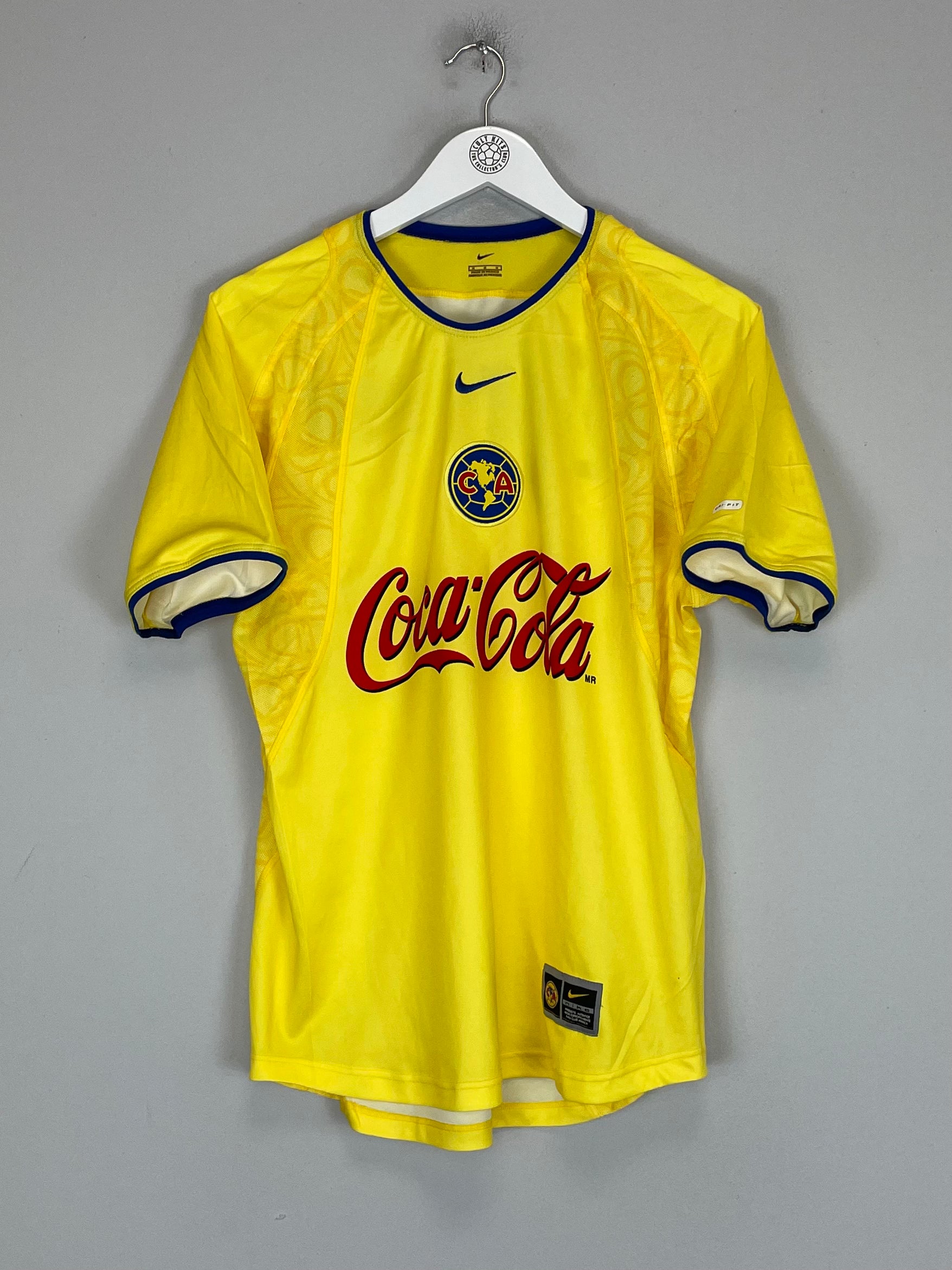 Shop 2002/03 CLUB AMERICA HOME SHIRT (M) NIKE, classic football shirts, vintage football shirts & retro soccer jerseys at Cult Kits