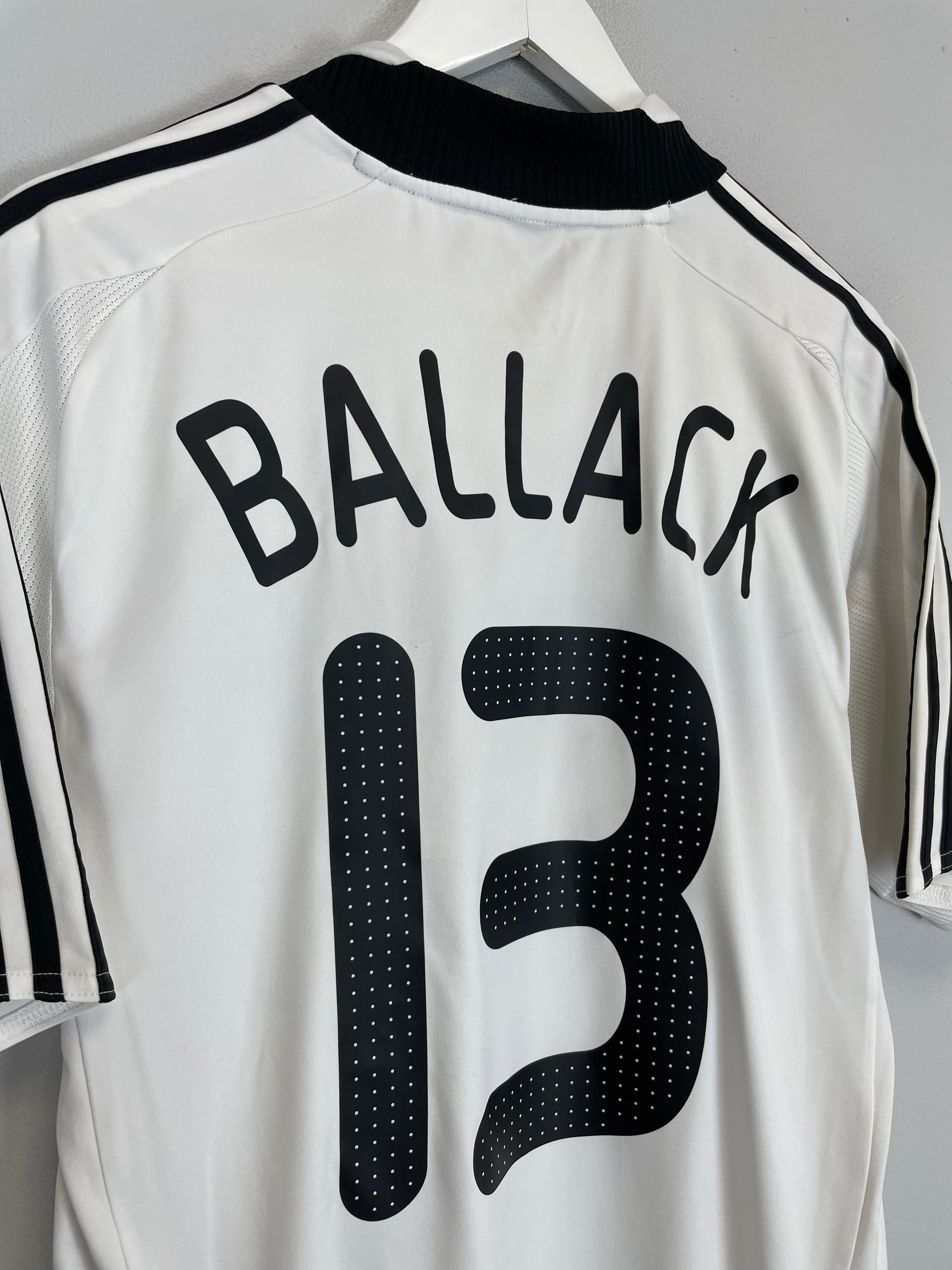 Shop 2008/09 GERMANY BALLACK #13 HOME SHIRT (M) ADIDAS, classic football shirts, vintage football shirts & retro soccer jerseys at Cult Kits