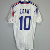Shop 2004/06 FRANCE ZIDANE #10 AWAY SHIRT (M) ADIDAS, classic football shirts, vintage football shirts & retro soccer jerseys at Cult Kits