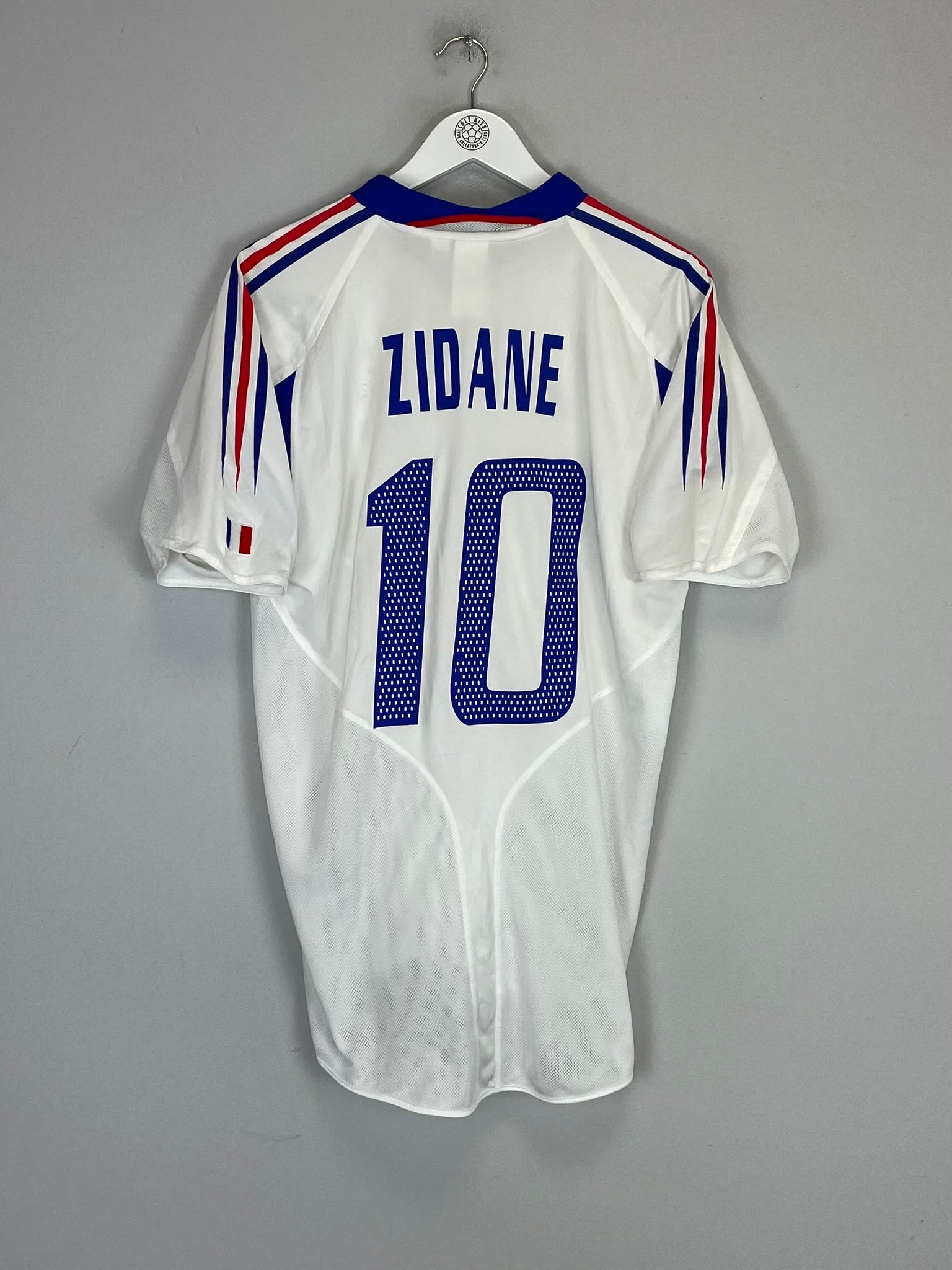 Shop 2004/06 FRANCE ZIDANE #10 AWAY SHIRT (M) ADIDAS, classic football shirts, vintage football shirts & retro soccer jerseys at Cult Kits