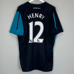Shop 2011/12 ARSENAL HENRY #12 AWAY SHIRT (XL) NIKE, classic football shirts, vintage football shirts & retro soccer jerseys at Cult Kits