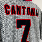 Shop 1995/96 MANCHESTER UNITED CANTONA #7 AWAY SHIRT (XL) UMBRO, classic football shirts, vintage football shirts & retro soccer jerseys at Cult Kits
