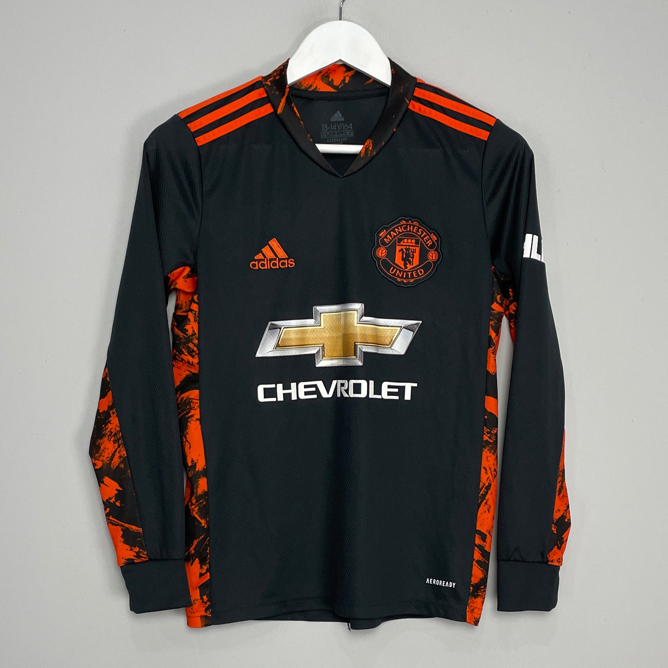 Shop 2020/21 MANCHESTER UNITED GK SHIRT (L.KIDS) ADIDAS, classic football shirts, vintage football shirts & retro soccer jerseys at Cult Kits