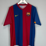 2006/07 BARCELONA HOME SHIRT (S) NIKE BASIC