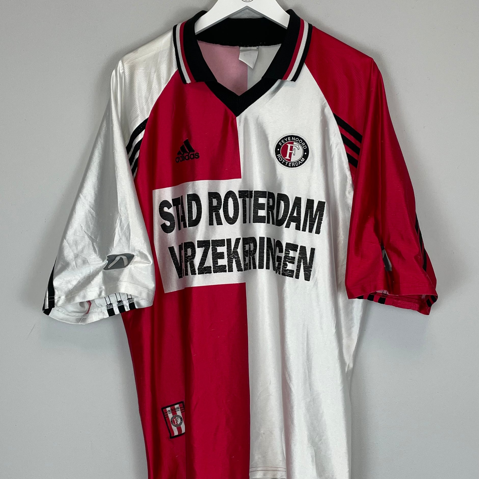 Shop 1998/99 FEYENOORD HOME SHIRT (XL) ADIDAS, classic football shirts, vintage football shirts & retro soccer jerseys at Cult Kits