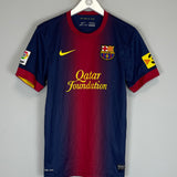 2012/13 BARCELONA A.INIESTA #6 HOME SHIRT (S) NIKE