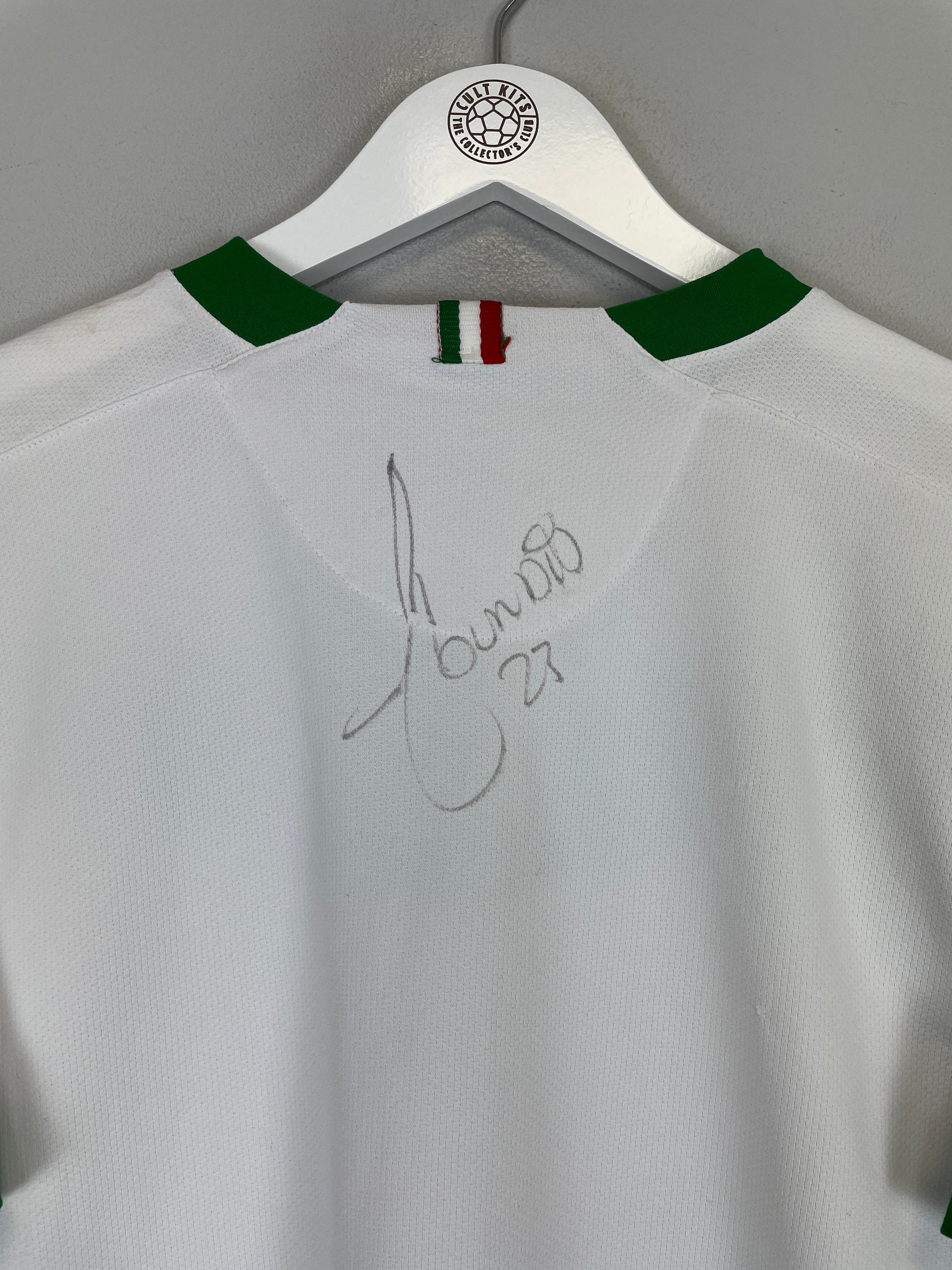 Shop 2006/07 MEXICO *SIGNED* AWAY SHIRT (M) NIKE, classic football shirts, vintage football shirts & retro soccer jerseys at Cult Kits